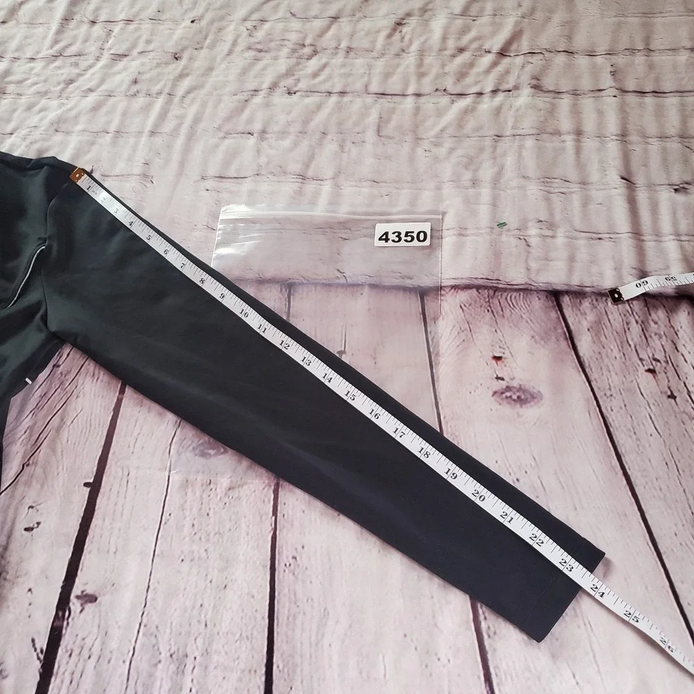 Nike Long Sleeves Black Dress Sport Fitted Athletic Reflective Pullover Stretchy